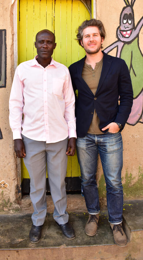 Chairman Lutaya Moses, founder of Busasi Parents School